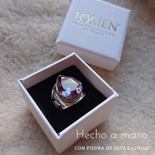 Anillo "Sultana" de Alejandrita Czochralski