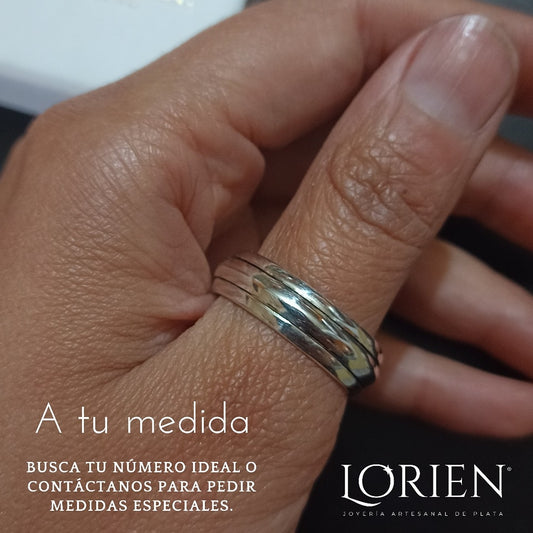 Anillo "Infinity" antiestrés de plata 925