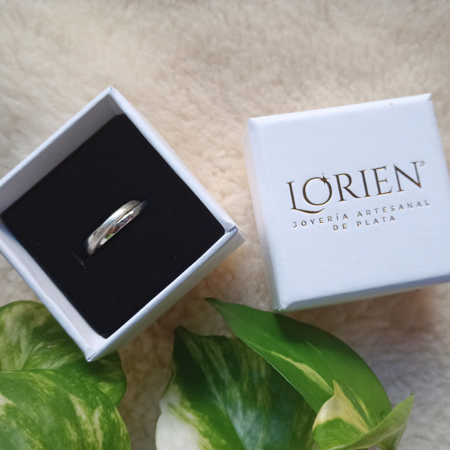 Anillo "Triple alianza" en plata 925