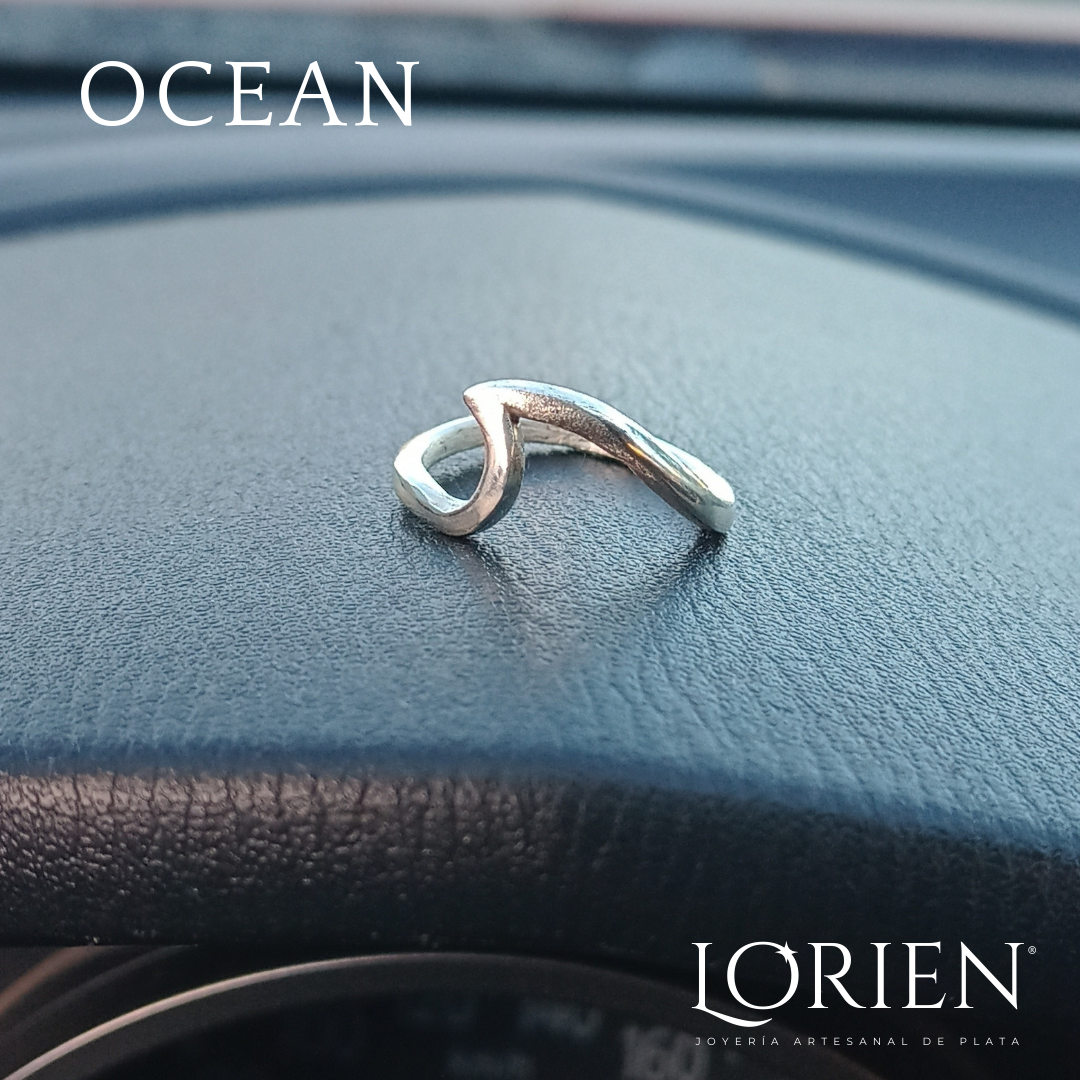 Anillo "Ocean" de plata 925