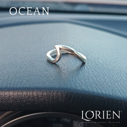 Anillo "Ocean" de plata 925