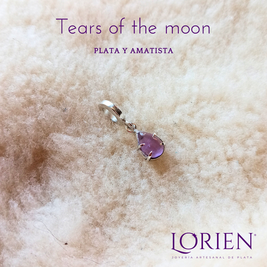 Charm "Tears of the Moon" de amatista y plata 925
