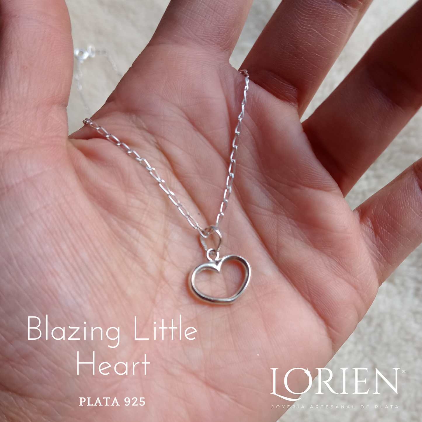 "Blazing Little Hearts" Necklace