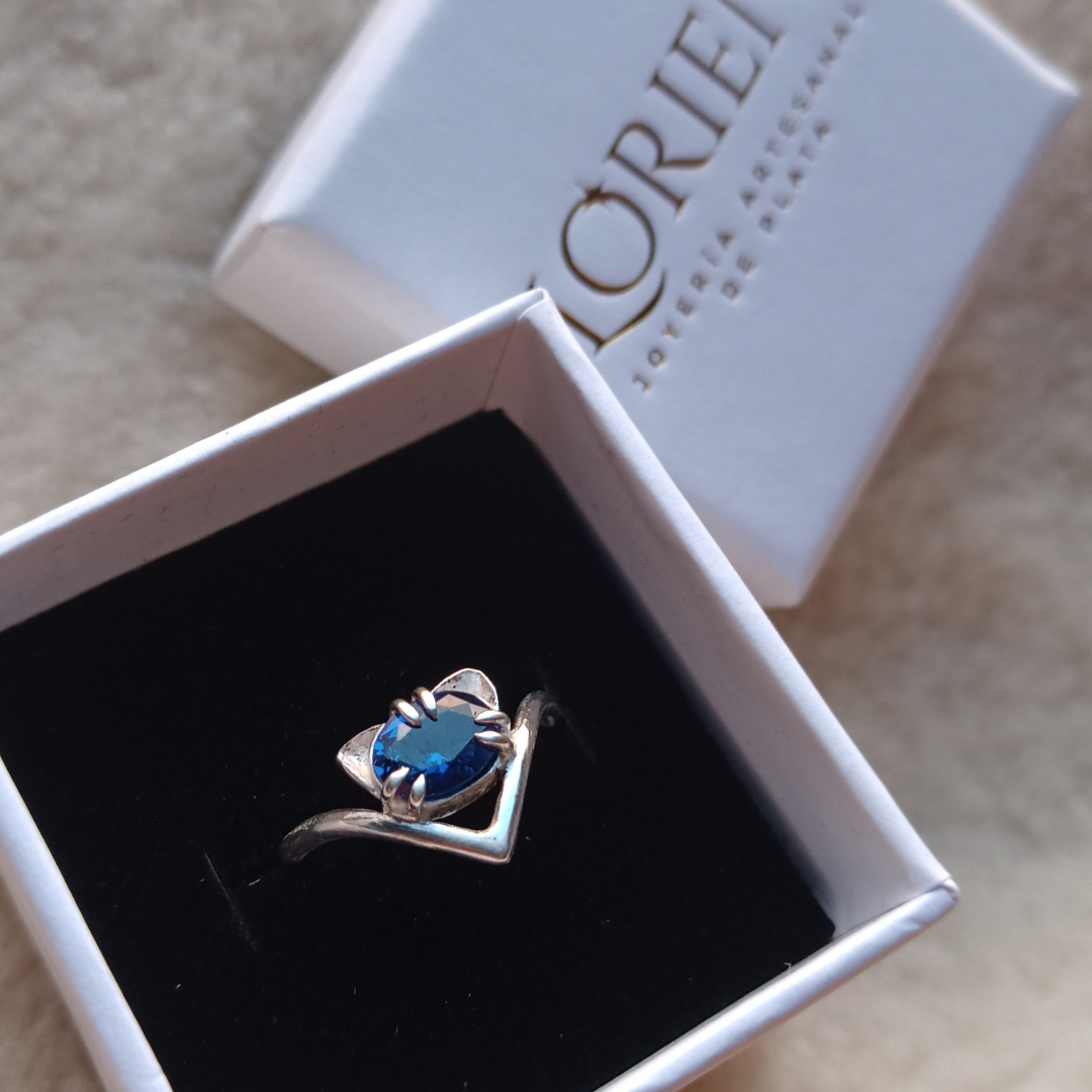 Anillo "Purr" de plata 925