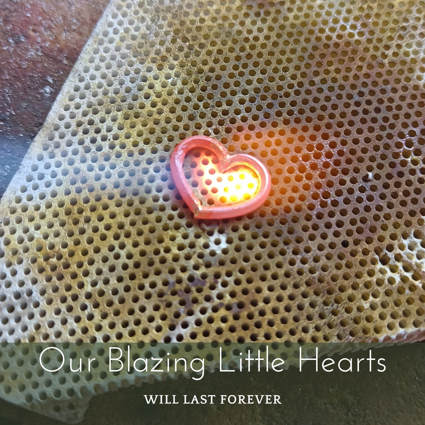 "Blazing Little Hearts" Necklace